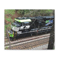 Norfolk Southern Locomotive Matte Canvas Print — Stretched Train Wall Art